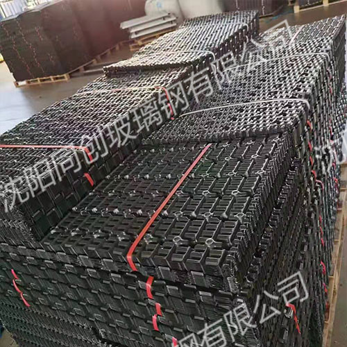 方型橫流冷卻塔點波填料