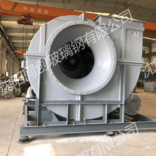 帶減震臺座玻璃鋼風(fēng)機(jī)1